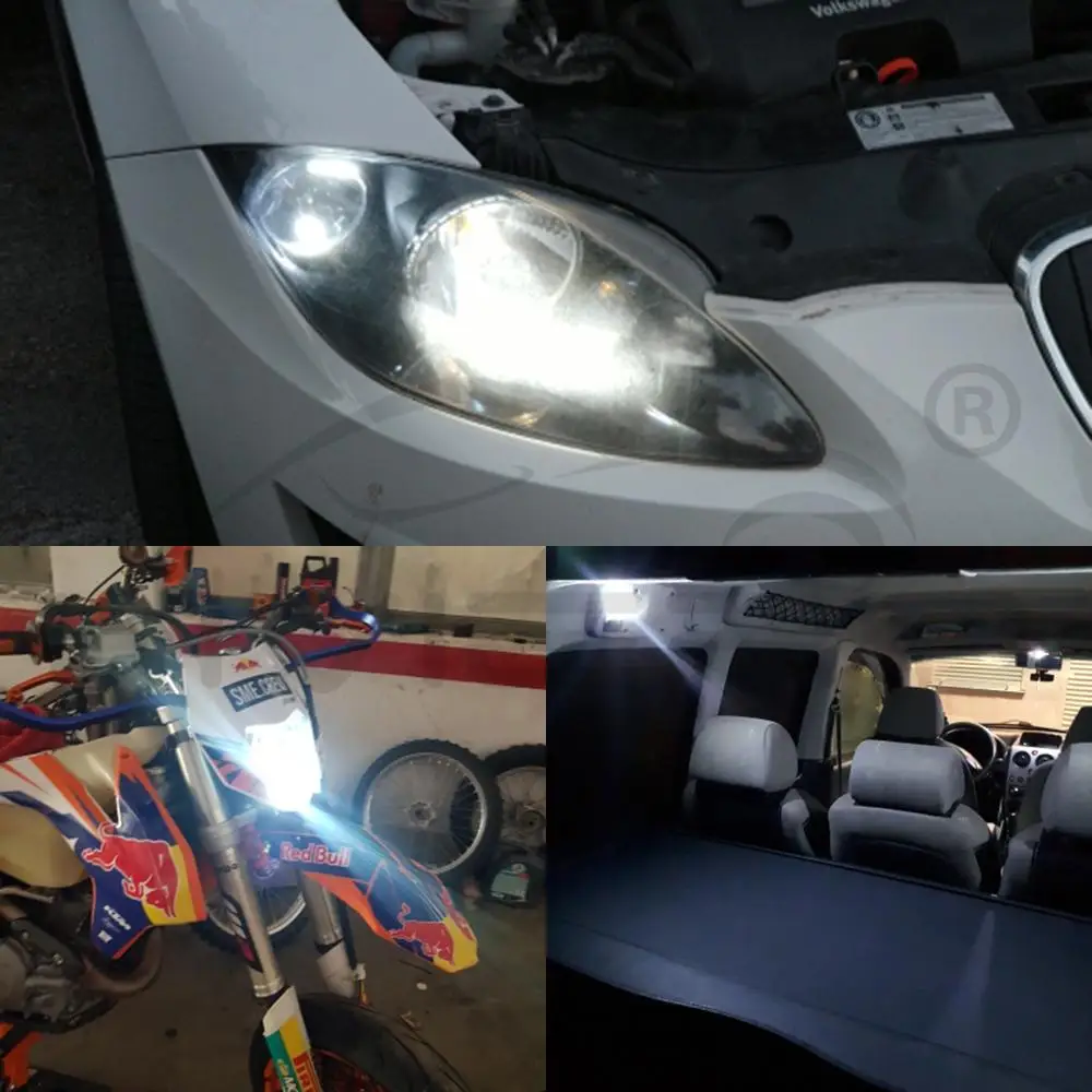 2x W5w T10 Авто Canbus лампы 168 194 Led Сигнал поворота номерного знака светильник багажника s лампа белого и синего цвета DC 12 В автомобильный интерьерный светильник