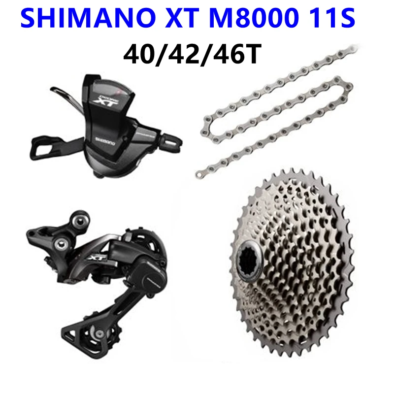 SHIMANO DEORE XT M8000 1x11 11S speed 11 40T 42T 46T комплект включает рычаг переключения передач и