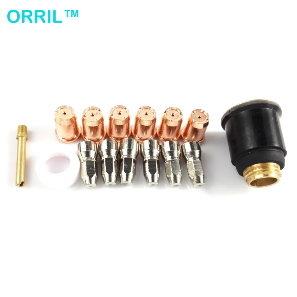 

15pcs Plasma Cutting Torch S75 Setup Consumables Kit Tips Electrodes