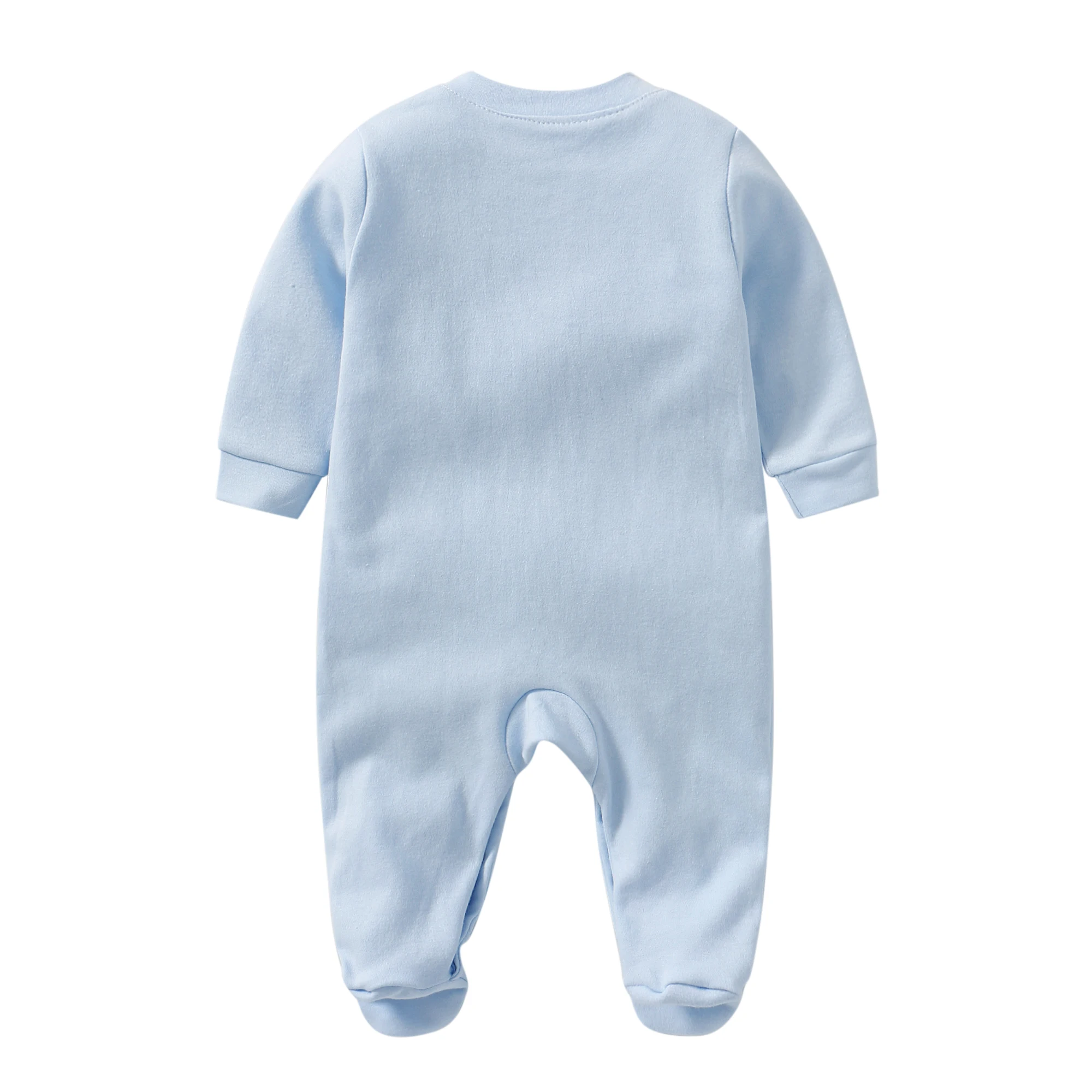 Комбинезон с длинными рукавами для новорожденных; цельнокроеный комбинезон для маленьких девочек и мальчиков; одежда для малышей; хлопковый комбинезон унисекс для новорожденных