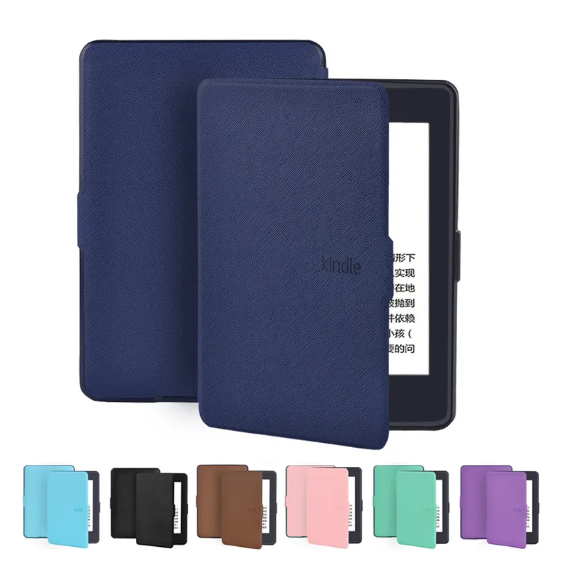 Чехол для funda Kindle Paperwhite 1, 2, 3, 6 дюймов, супертонкий чехол с функцией автоматического пробуждения/сна, смарт-чехол из искусственной кожи для Kindle Paperwhite 3 capa para