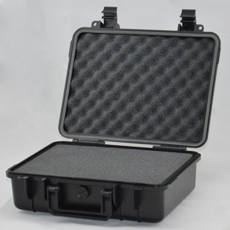 

Outdoor Waterproof Tool Box with Foam Airtight Hard Plastic Case Protective Shockproof Survival Storage Instrument Toolbox