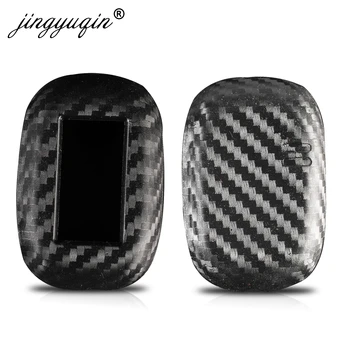 Keyforkess nuovo portachiavi in Silicone al carbonio per Starline B92 B93 B94 B62 B64 sistema di allarme russo a 2 vie copertura portachiavi