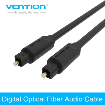 

Vention Cabo Optico Audio Optical Cable Gold Plated AUX Cables Digital Optic Fiber Toslink Converter For DVD TV Computer Cable