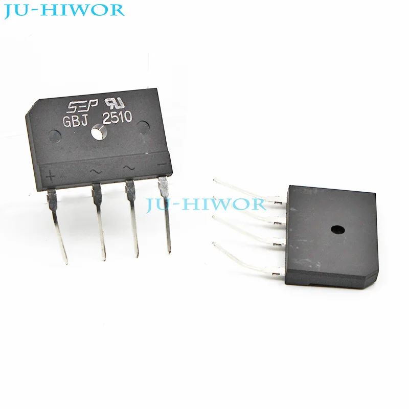 

5pcs/lot GBJ2510 High Current Glass Passivated Bridge Rectifier 25A 1000V New