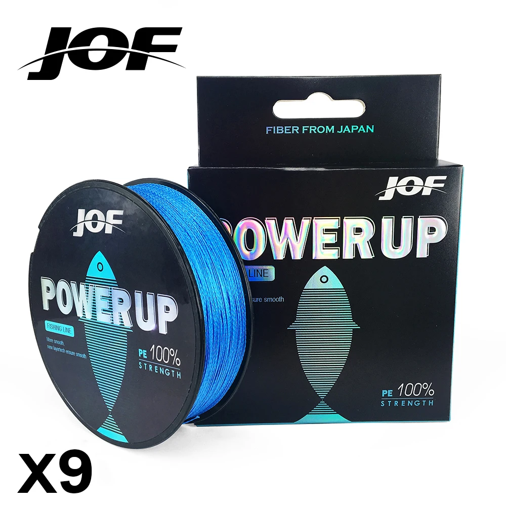 

JOF 9 Strands 100M Super Power Braided Fishing Line Sea Saltwater Carp Fishing Line Cord multifilamento Fishing