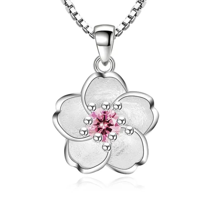Fashion zircon cute peach pendant necklace female models | Украшения и аксессуары