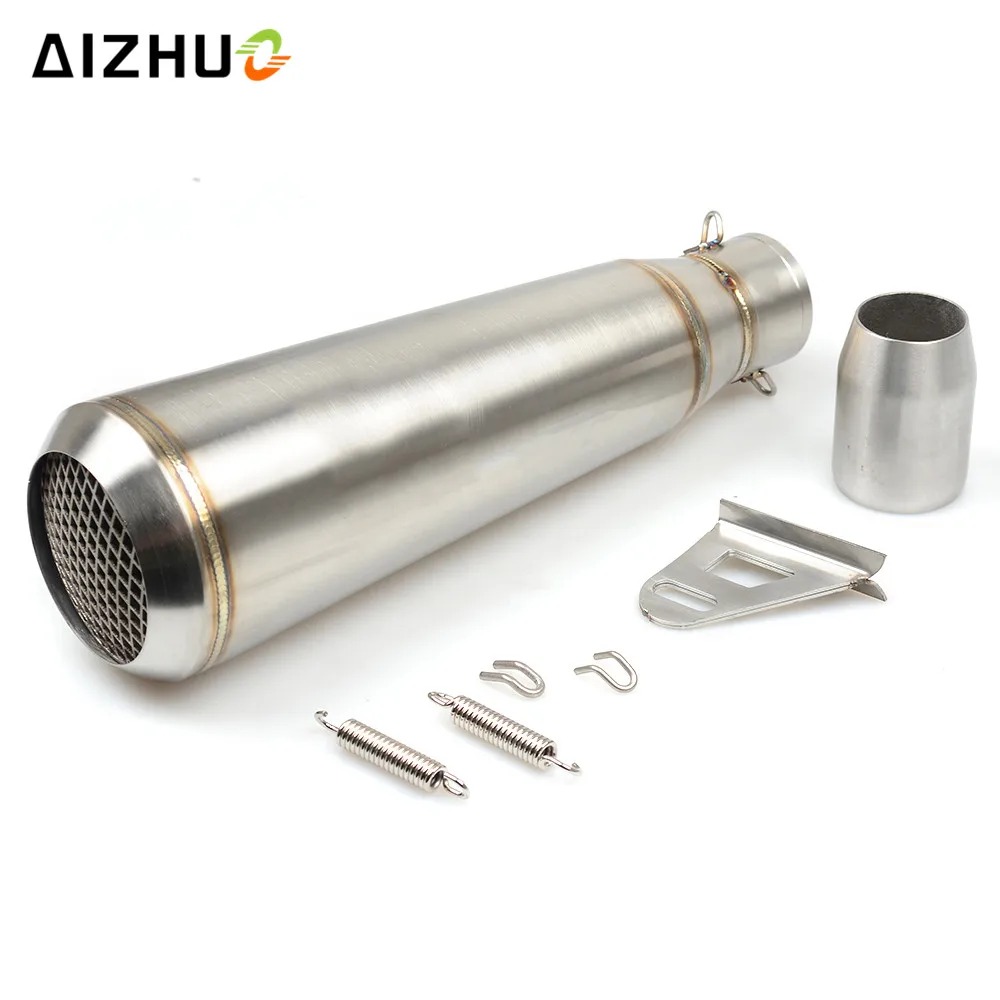 

36-51MM Motorcycle Universal Exhaust Pipe Muffler FOR ktm DUKE 125 YAMAHA TMAX530 KAWASAKI Z800 BMW SUZUKI GSXR 600 DUCATI