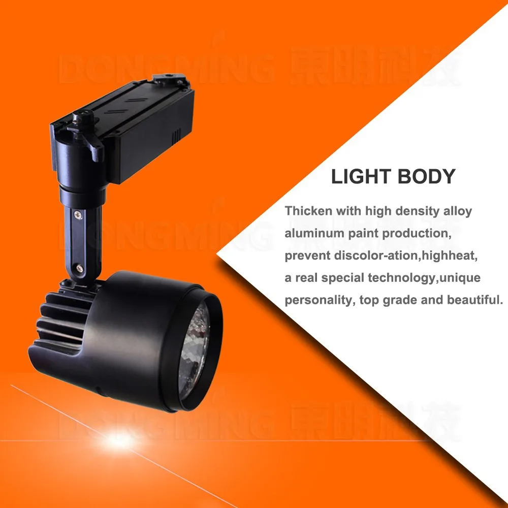 Luz para Loja Luz de Ponto Pces Atacado Integração Led Cob Faixa - Shopping Iluminação Lâmpada Cor Opcional Branco Preto 10 20w 4 High Quality Luzes e Iluminação