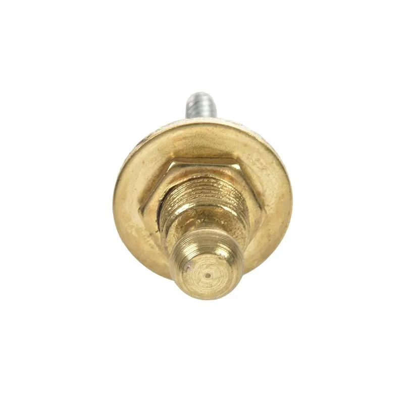 2x Gold Skidproof Belt Buttons Strap Lock Straplock For Guitar Bass New
