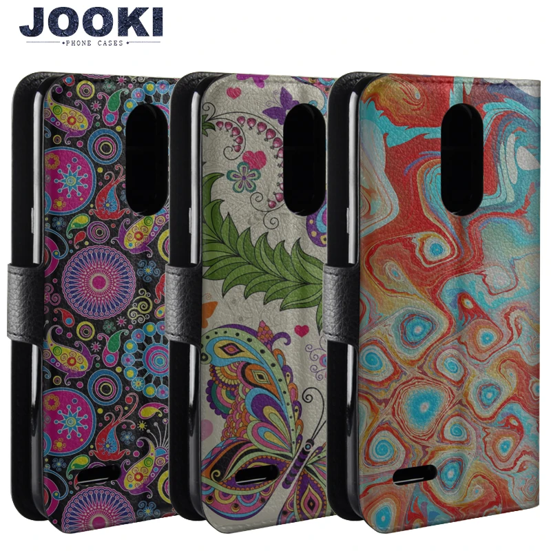 JOOKI PU Wallet Leather Case For LG Aristo 2 Stand Slip