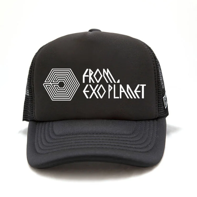 exo kpop различные стили унисекс плоский козырек/шляпа exo k-pop корейский Vogue snapbacks регулируемые кепки козырьки tide Chapeu