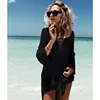 2022 New Beach Cover Up Bikini Crochet Knitted Tassel Tie Beachwear Summer Swimsuit Cover Up Sexy See-through Beach Dress ► Photo 3/6