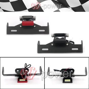 

fitef For DUCATI Hypermotard 939/821 Black Motorcycle tail Neatly Fender Eliminator Registration plate Bracket LED light