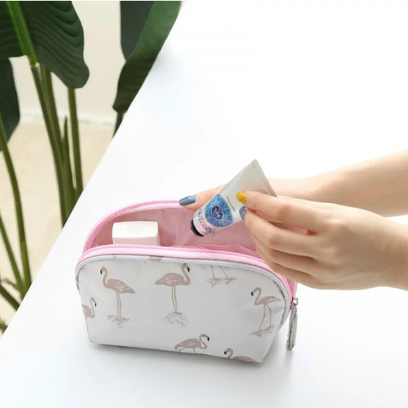 

New Travel Small Cosmetic Bag Korea Portable Large Capacity Women Makeup Pouch Clutch Bag