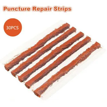 

30pcs/lot Tire Repair Strip tire repair Scooter Car Motorcycle Tubeless Strips Sealer car repair tools Automobile Motorcycle Rub