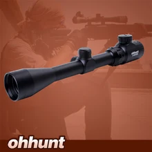 Ohhunt 3 9X40 Rangefinder Reticle Red Green Illuminated RifleScope Hunting Crossbow Rifle Scope For 177 22