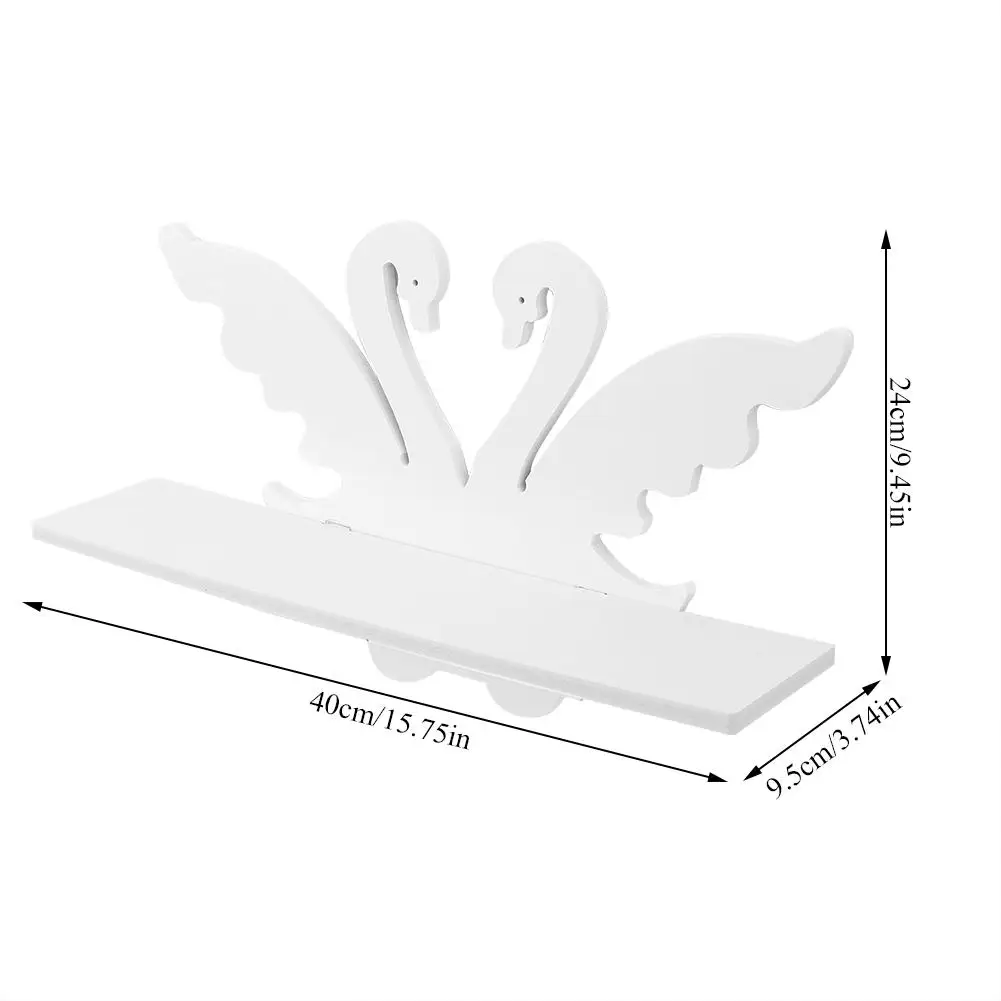 Cikonielf в форме бабочки для хранения настенная полка-стеллаж в деревенском стиле для украшения дома