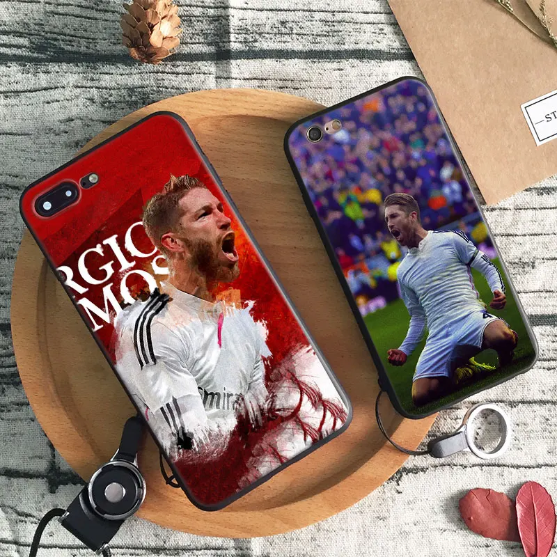 

Sergio Ramos SR4 Fashion Coque Tpu Soft Silicone Mobile Phone Case Cover For Apple iPhone 5 SE 5S 6 6S 6Plus 6SPlus 7 7s Plus 8
