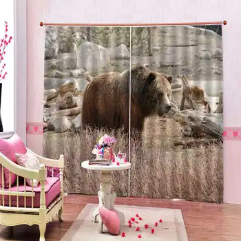 

2019 New Blackout Curtain Price Fierce Huge Bear And Cute Pandar Customize Your Favorite Beautiful Blackout Curtains F