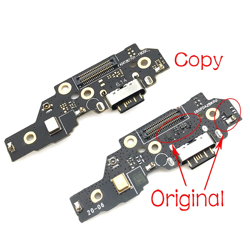 Гибкий USB-кабель для Nokia 5 1 plus разъем зарядки док-порт микрофон плата X5 | Мобильные