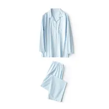 Высокое качество хлопок Striola пижамы наборы мужская повседневная мужская пижама с длинным рукавом пижамы Ropa Hombre Pijama Masculino