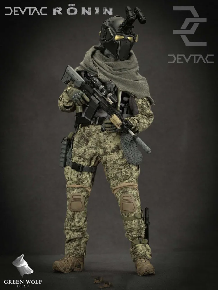 Коллекция 1/6, полный набор коллекционных фигурок зеленого волка Devtac Ronin Vagabond, модель для фанатов, коллекция праздничных подарков