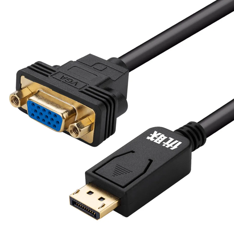 Unnlink Дисплей Порт DP к HDMI/VGA/DVI 21 см мужчин и женщин кабель Поддержка 1080P@ 60 Гц Дисплей порт конвертер для новой графической карты