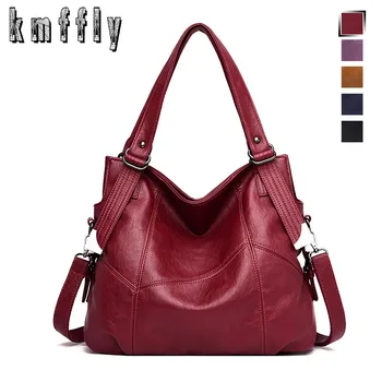 

Women Leather Bag Handbags Women Famous Brands Female Crossbody Bags For Women 2019 Sac A Main Larger Leisure Totes Shoulder Bag