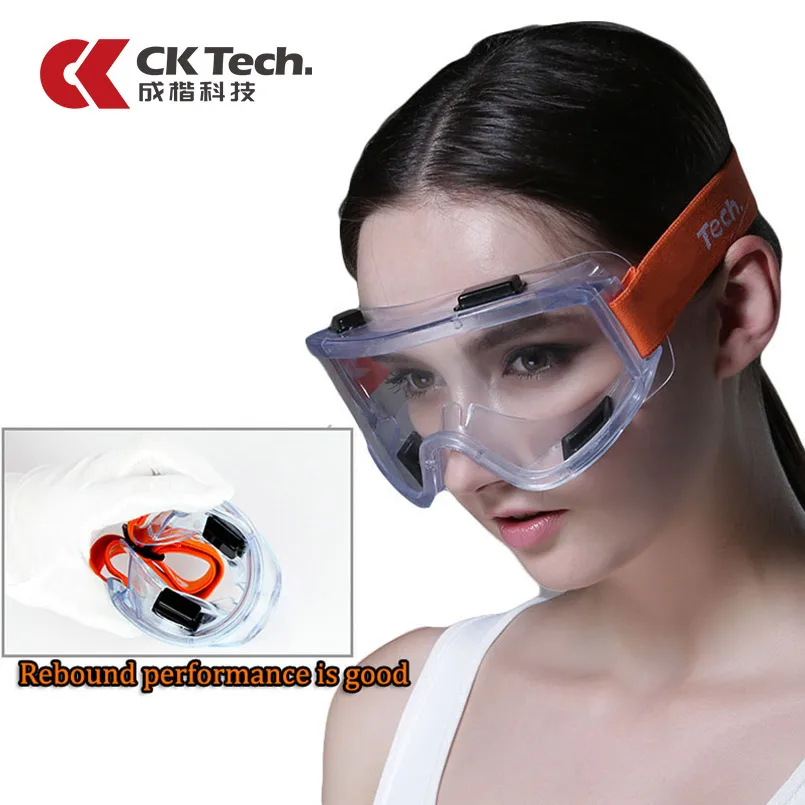 CK Tech. Защитные очки ветрозащитные противотуманные рабочие прозрачные