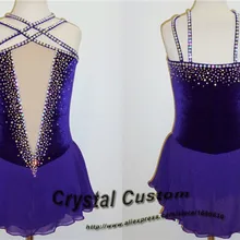 Детские платья для соревнований по фигурному катанию на коньках Новое Брендовое Фигурное катание на льду платье на заказ DR3517