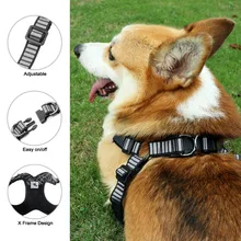 

Adjustable Pet Dog Harness and Leash for Small Medium Large Dogs Animals Pet Walking Hand Strap Puppy Vest Net For Chihuahua