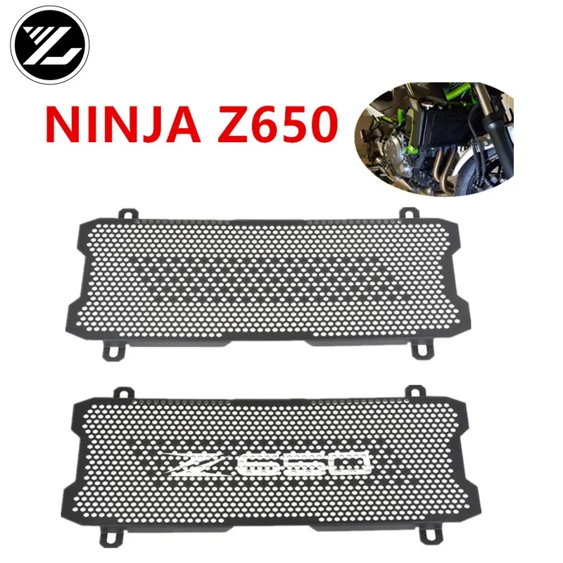

Алюминиевая решетка радиатора с ЧПУ, защитная крышка для Kawasaki Z650 Z 650 2017 2018, защита передней радиаторной решетки мотоцикла