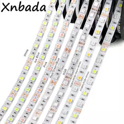 Светодиодные полосы 5050SMD гибкий свет Выделите 60leds/m 5 м/лот белый/теплый лозы/зеленый/синий/RGB/RGBW/RGBWW Led DC12V