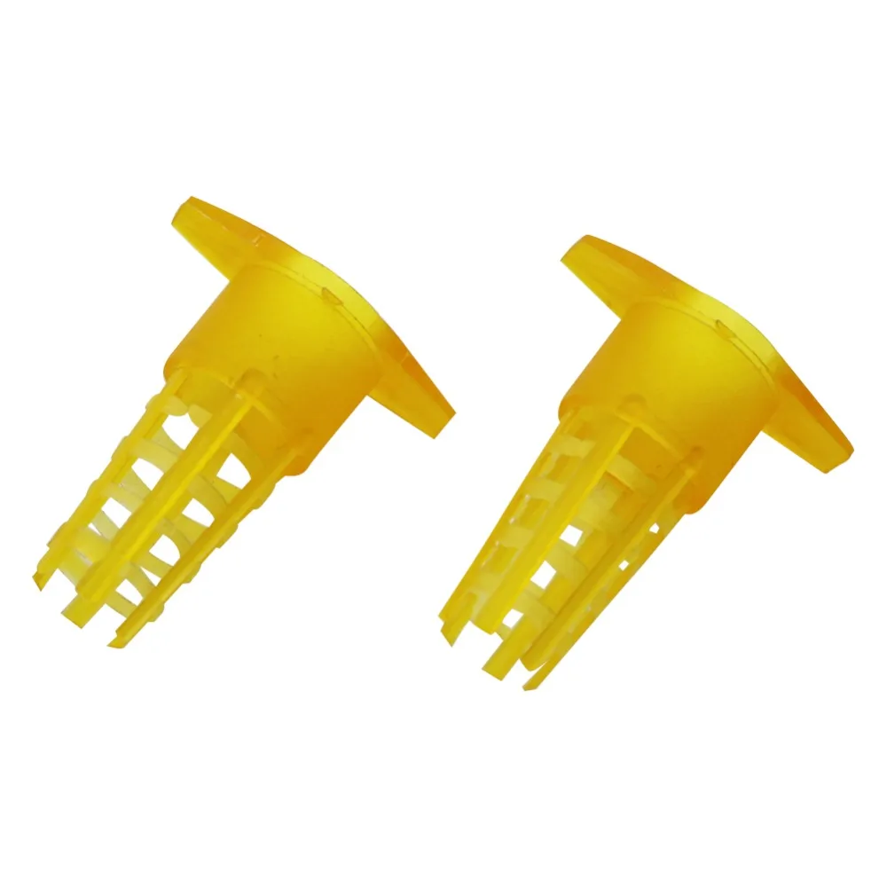 

200 pcs Plastic Bee Queen Protective Cover Cell Bee Queen Cage Beekeeper Beekeeping Accessories