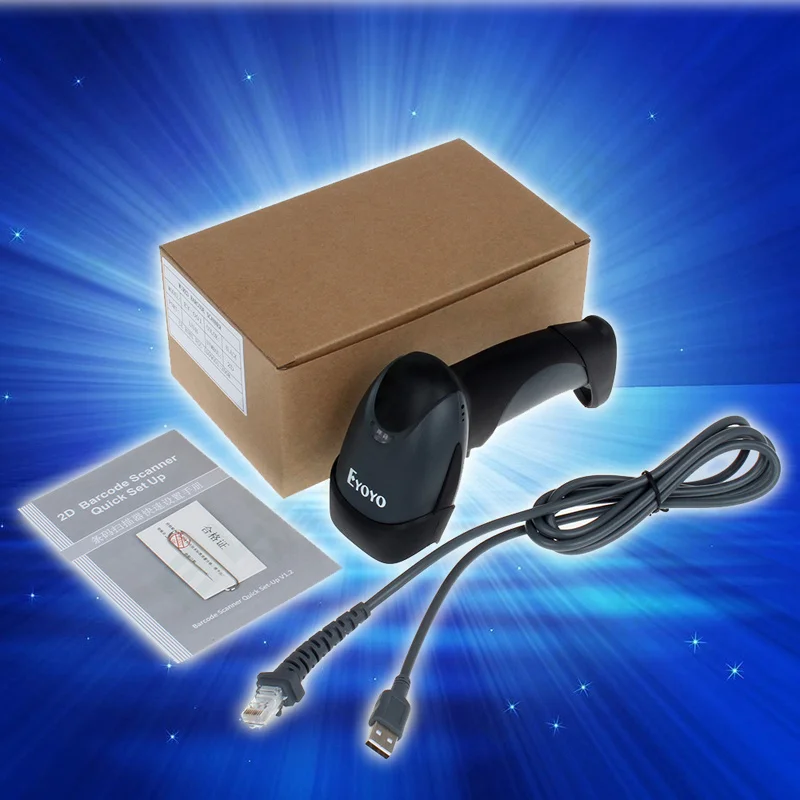 Портативный ручной сканер штрих кода 2D M5 проводной USB QR PDF417 лазерный datambluetooth для