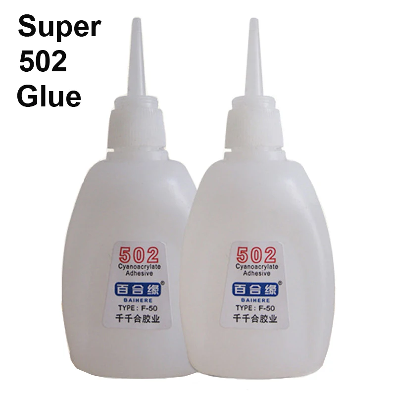 

Instant Strong Super Liquid 502 Glue Cyanoacrylate Wood Adhesive School Stationery Store Home Hobby Plastic DIY Craft Material