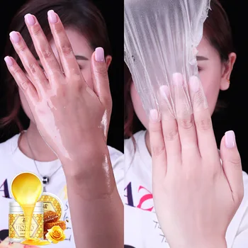

Milk Honey moisturizing hand wax hand mask Hand Care Moisturizing nourishing exfoliating Hand wax Paraffin Baths 170g