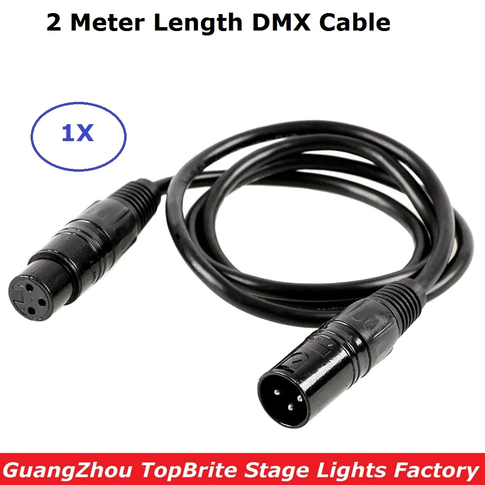 Аудиокабель 3PIN XLR штекер гнездо 2 метра в длину кабель DMX для сценического