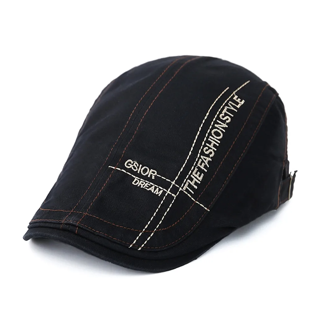 

Fashion Men And Women Berets Caps Old Retro Letters Beret Hat Vintage Painter Hat 2019 Winter Warm Hats boinas para mujer 2019