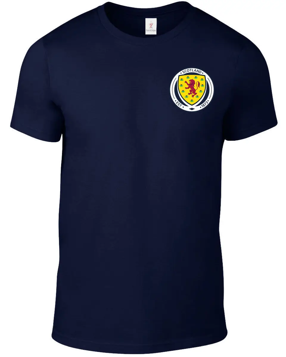 

Short Sleeve O-Neck Tops Tees Men 100% Cotton Scotland 2019 Men'S Footballer Legend Soccers T Shirt custom Printed Shirts