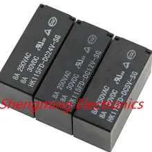 10 шт. 8 булавки HK115FD-DC5V-SG HK115FD-DC12V-SG HK115FD-DC24V-SG 8A 250VAC реле