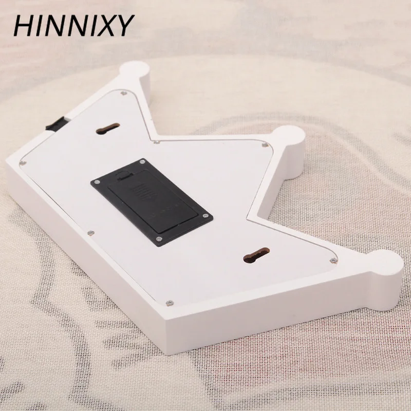 Hinnixy Скандинавская Корона моделирование ночник деревянный Настольный настенный