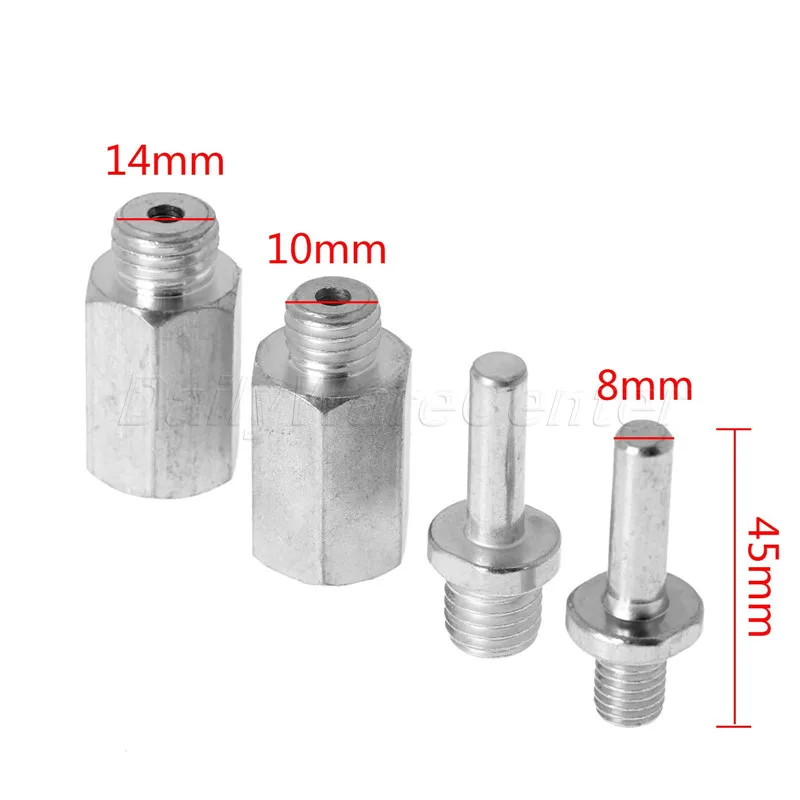 Стальной M10 M14 сверлильный адаптер резьба для полировки колодки и крюк петля задняя пластина шатун для автомобиля полировщик 5/"-11