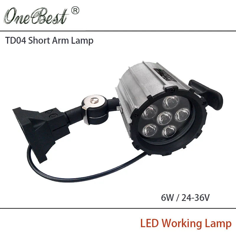 

HNTD 6W 24V/36V LED Short Arm Fold CNC Machine Tools Worklight Equipment Lamp LED work Waterproof Spotlights IP65 Free shipping