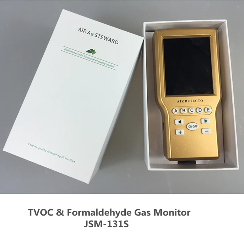

Free shipping Formaldehyde Detector Household Formaldehyde Test Instrument To Measure Formaldehyde TVOC Air Quality Detector