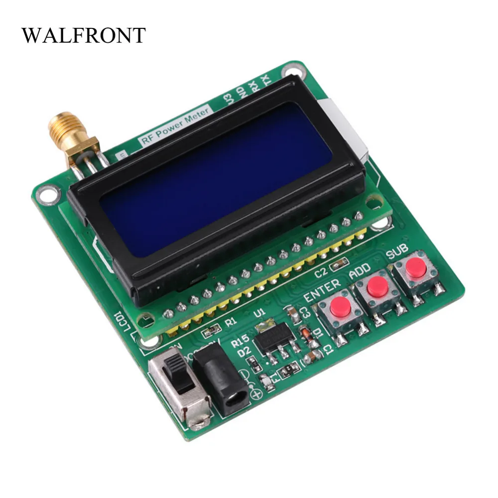 WALFRONT Broadband RF Detector Power Meter LCD Radio ...
