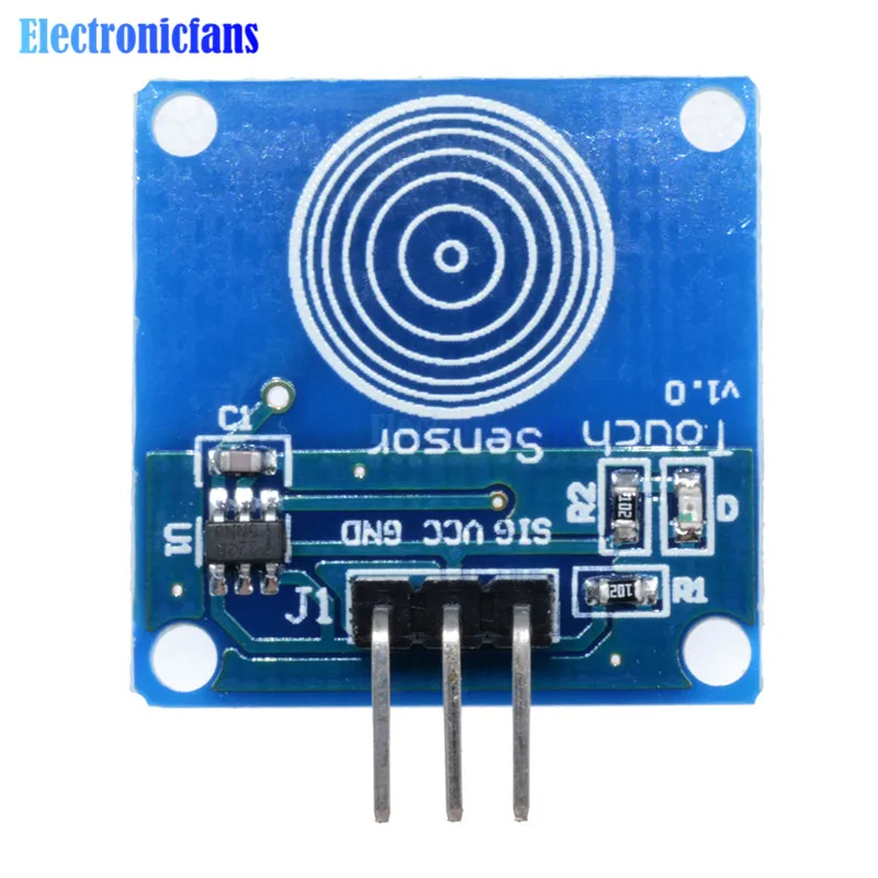 10 шт. TTP223 TTP223B Jog цифровой сенсорный датчик емкостный сенсорный переключатель модули аксессуары для Arduino 2-5,5 в источник питания