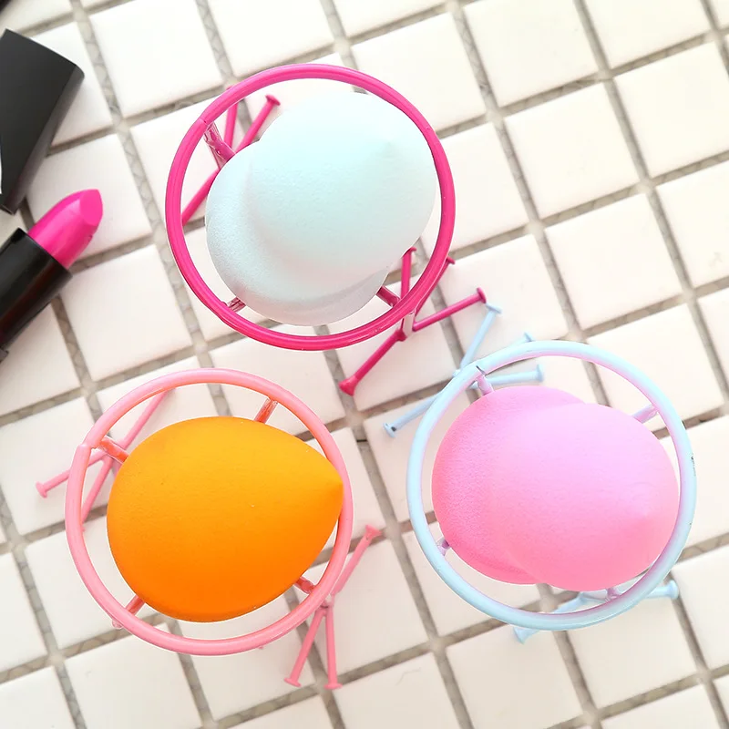 

2018 1pcs NEW Makeup Powder Puff Drying Holder Egg Stand Sponge Display Rack