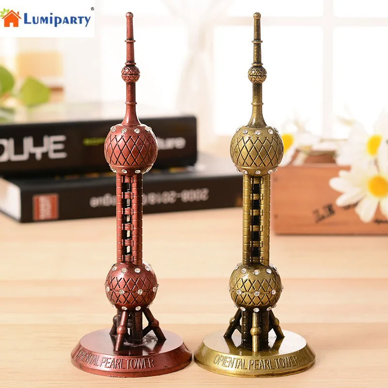 Lumiparty Oriental Pearl телебашня модель известный ориентир сувенирный подарок украшение